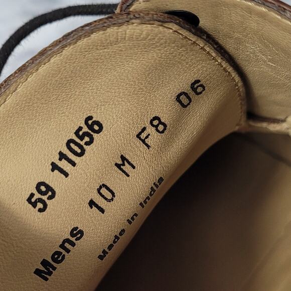 J. Murphy by Johnston & Murphy Brown Distressed Cap Toe Oxford 59 11056 size 10M - Picture 11 of 16